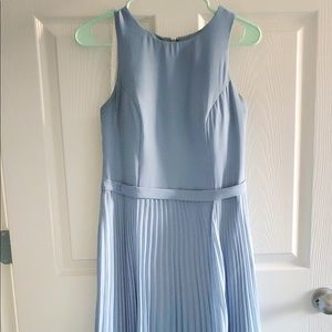 Azazie Dusty Blue Lindie Bridesmaid Dress Custom